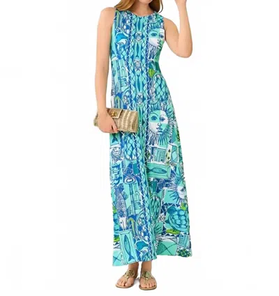 Lilly Pulitzer Ellison Maxi Dress In Mint Condition Harlillyquin Engineered Knit Maxi In Multi