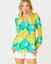 Lilly Pulitzer Elsa Silk Top In Multi