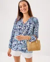 Lilly Pulitzer Elsa Silk Top In Blue