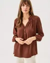 Lilly Pulitzer Elsa Silk Top In Brown