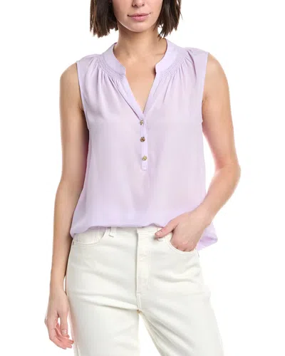 Lilly Pulitzer Elsa Silk Top In Purple