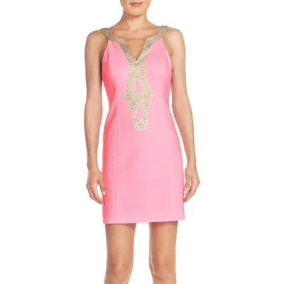 Lilly Pulitzer ® 'emery' Piqué Cotton Sheath Dress In Pink Pout