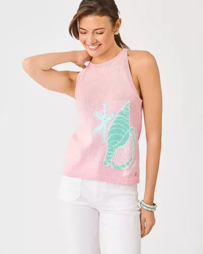 Lilly Pulitzer Emra Sweater Tank In Animal Print