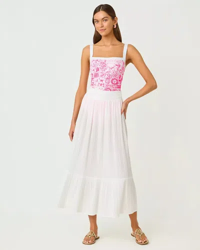 Lilly Pulitzer Enzo Maxi Skirt Cover-up In Transparent