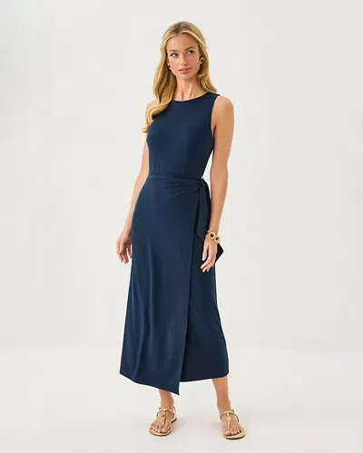 Lilly Pulitzer Estela Midi Dress In Blue