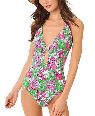 Lilly Pulitzer Ester One-piece Swimsuit In Multi