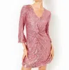 Lilly Pulitzer Estrella Sequin Dress In Conch Shell Pink