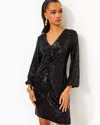 Lilly Pulitzer Estrella Sequin Dress In Noir Treasure Box Sequin Knit