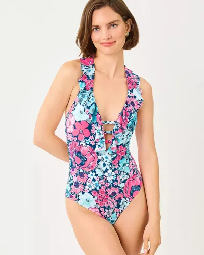Lilly Pulitzer Ethenie One-piece Swimsuit In Multi