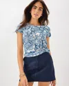 Lilly Pulitzer Etta Scoop Neck Top