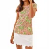 Lilly Pulitzer Etta Scoop Neck Top In Multi