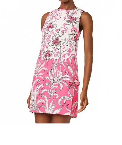 Lilly Pulitzer Ettie Stretch Shift Dress In Confetti Pink Bumbley Buzz In Multi
