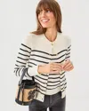 Lilly Pulitzer Fairley Stripe Sweater Set In White