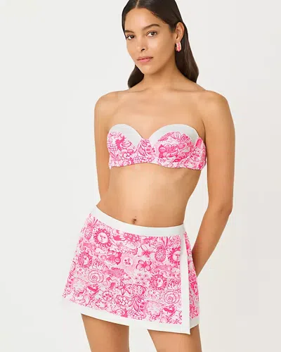 Lilly Pulitzer Fantana Skirted Swim Bottom In Pink