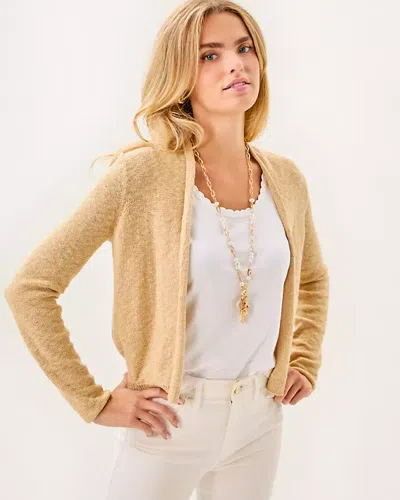 Lilly Pulitzer Faretta Cardigan In Brown