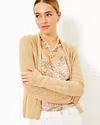 Lilly Pulitzer Faretta Cardigan In Sand Bar