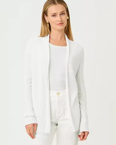 Lilly Pulitzer Faretta Long Length Cardigan In White