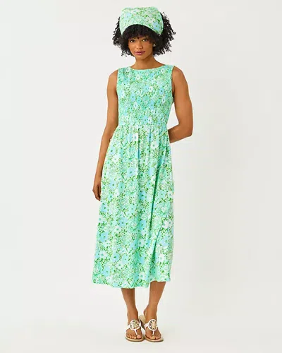 Lilly Pulitzer Finnley Midi Dress In Animal Print