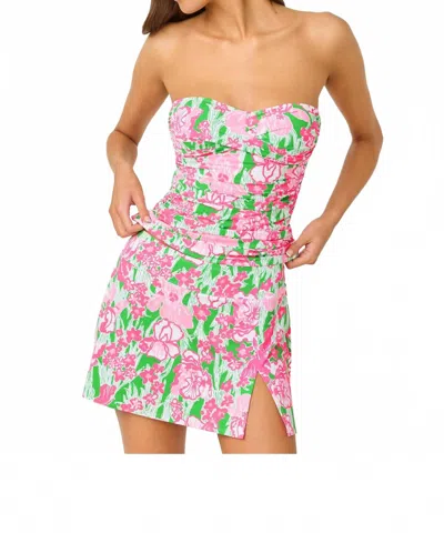 Lilly Pulitzer Flamenco Tankini Top In Putting Green Hannah In Pink