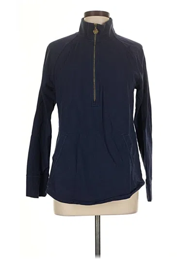 Pre-owned Lilly Pulitzer Fleece Jacket In Blue