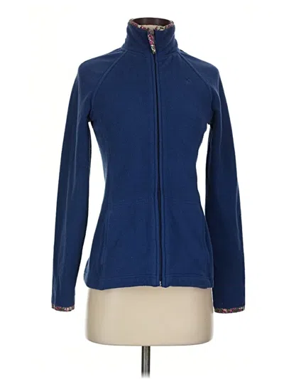 Pre-owned Lilly Pulitzer Fleece Jacket In Blue