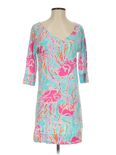 Pre-owned Lilly Pulitzer Fleece Jacket In Pink