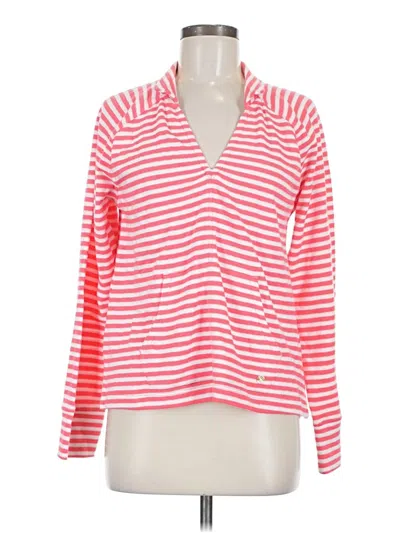 Pre-owned Lilly Pulitzer Fleece Jacket In Red