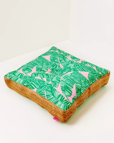Lilly Pulitzer Floor Pillow In Conch Shell Pink Lets Go Bananas