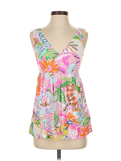 Pre-owned Lilly Pulitzer For Target Sleeveless Blouse In Pink