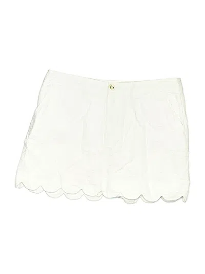 Pre-owned Lilly Pulitzer Formal Skirt In White