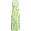 Lilly Pulitzer Fresia Stretch Maxi Shift Dress In Green