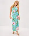 Lilly Pulitzer Fresia Stretch Maxi Shift Dress In Blue