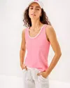 Lilly Pulitzer Gabbie Crochet Trimmed Knit Tank Top