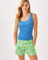 Lilly Pulitzer Gabbie Knit Top In Sunwashed Blue