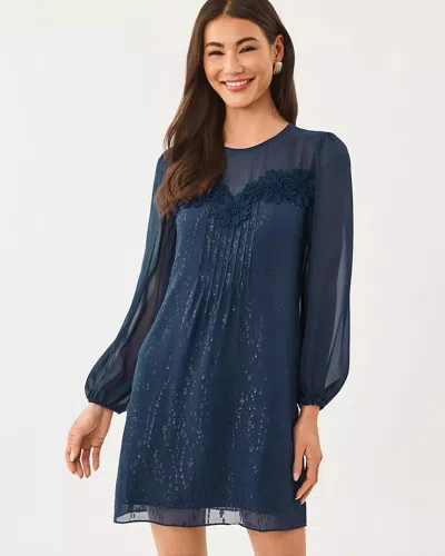 Lilly Pulitzer Gail Silk Dress In Blue