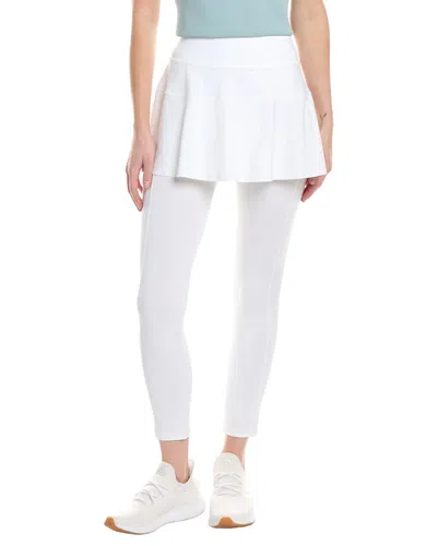 Lilly Pulitzer Game Point Skirted High-rise Legging In White