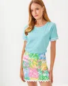Lilly Pulitzer Gardner Mini Skort In Multi Bright Delight Patch