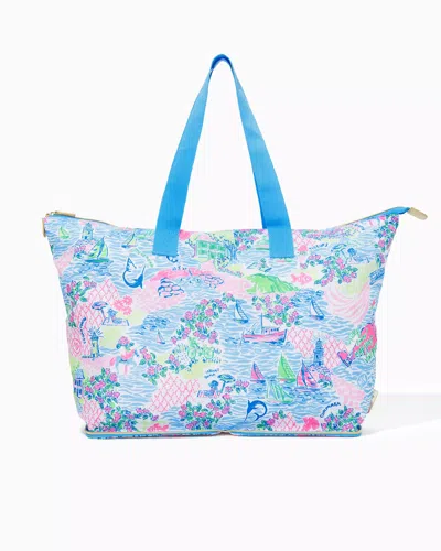 Lilly Pulitzer Getaway Packable Tote In Blue