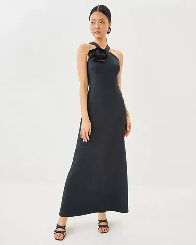 Lilly Pulitzer Gianna Halter Maxi Dress In Black