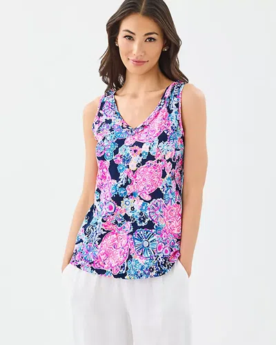 Lilly Pulitzer Gigi Ruffle Tank Top In Pink