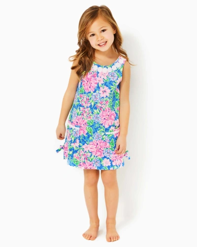Lilly Pulitzer Girls Little Lilly Knit Shift Dress In Multi Spring In Your Step