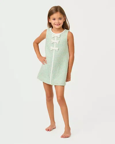 Lilly Pulitzer Girls Mini Aria Shift Dress In Green