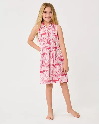 Lilly Pulitzer Girls Mini Arley Dress In Pink