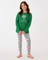 Lilly Pulitzer Ballad Long Sleeve Sweatshirt In Multi Deck The Palms Embroidered In Green