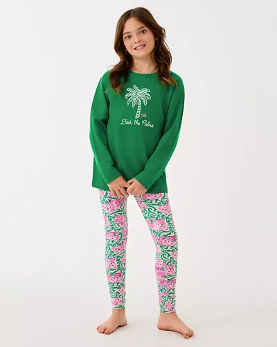 Lilly Pulitzer Girls Mini Ballad Sweatshirt In Green