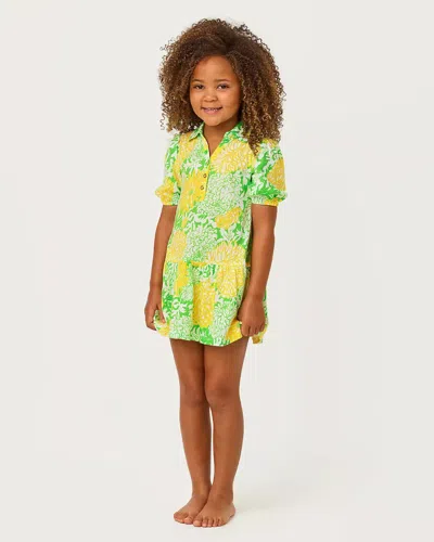 Lilly Pulitzer Kids' Girls Mini Bingley Dress In Yellow