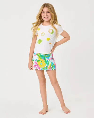 Lilly Pulitzer Girls Mini Clairmont Top In White