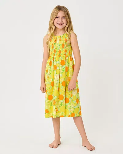 Lilly Pulitzer Kids' Girls Mini Daisey Midi Dress In Multi
