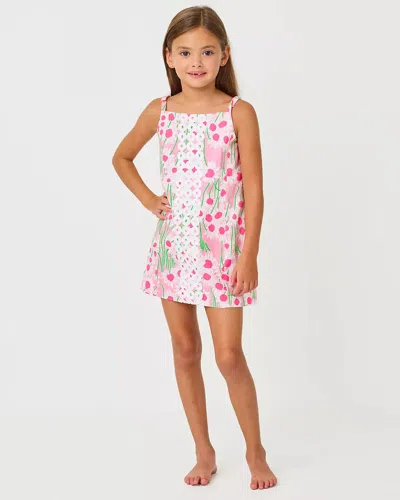 Lilly Pulitzer Kids' Girls Mini Delores Dress In Pink