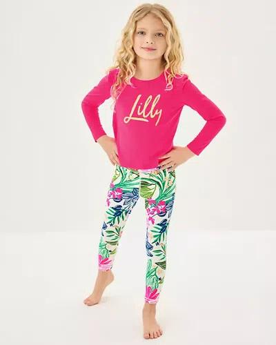 Lilly Pulitzer Girls Mini Jansen Long Sleeve Top